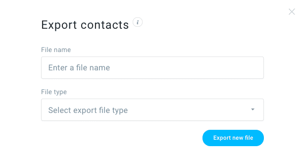 Export Contacts On GetResponse