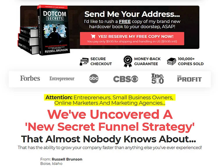 Landing Page Conversion