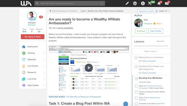 wealthy affiliate review