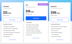 leadpages pricing 