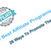 how will you promote the affiliate program?