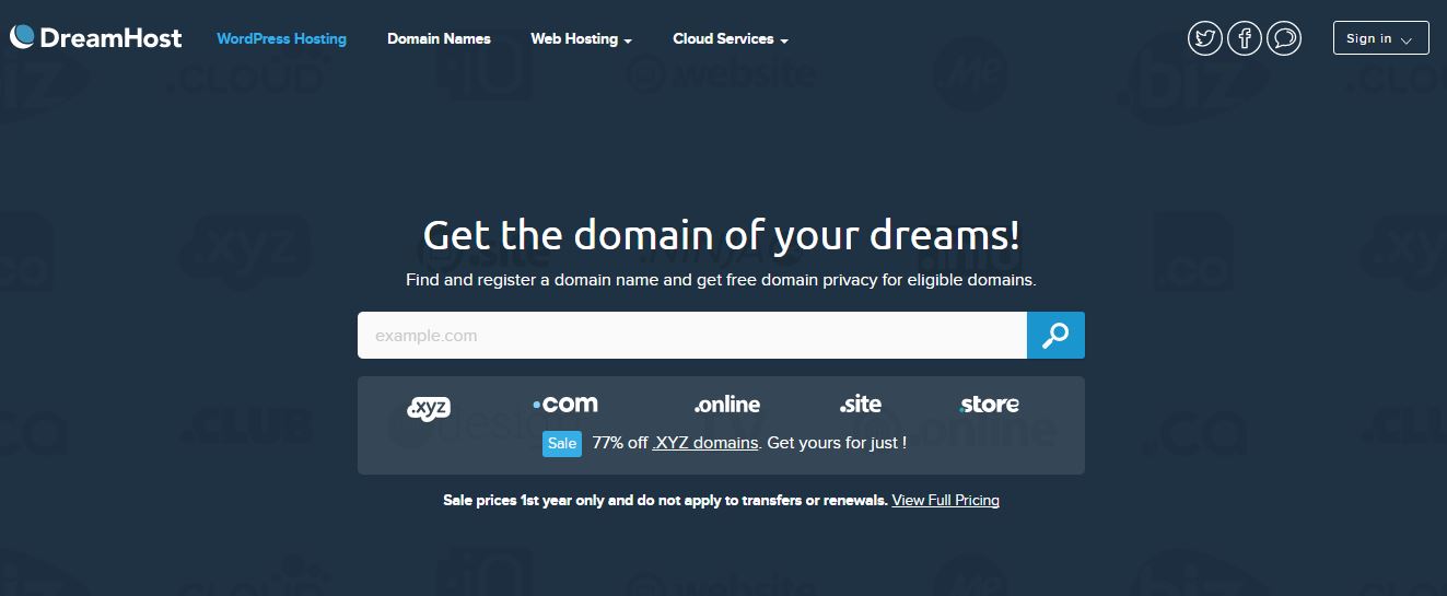 best domain registrar