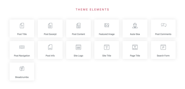 elementor theme builder