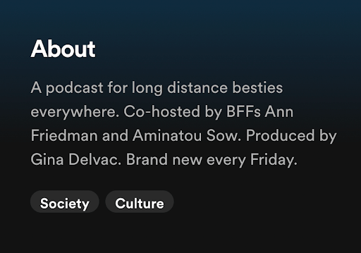 Podcast Description