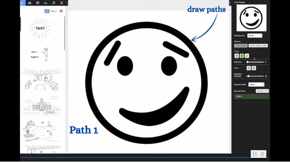 Customize Drawing Movements