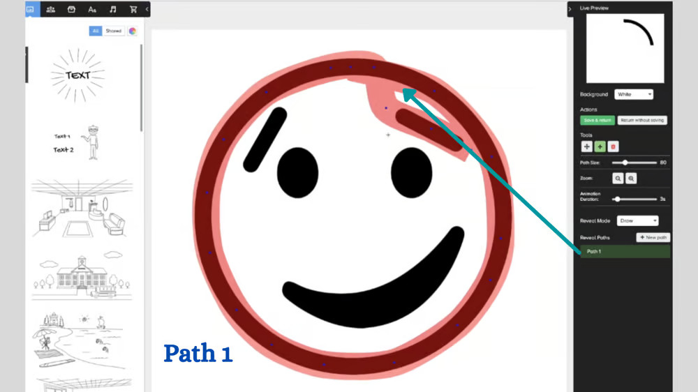 Customize Drawing Movements