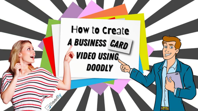 Create a Business Card Video Using Doodly