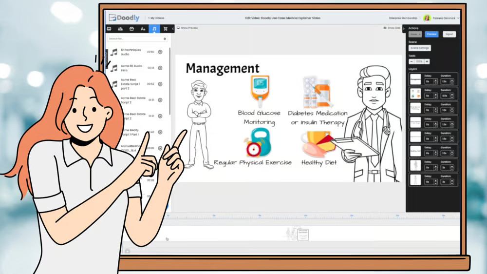 Medical Explainer Video in Doodly
